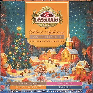 MERIAL - BASILUR Christmas Fruit Assorted Vol. II přebal 40 gastro sáčků - reklamní předměty