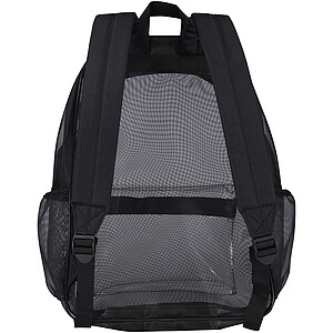 Mesh batoh z recyklovaného materiálu, 18 l, černá