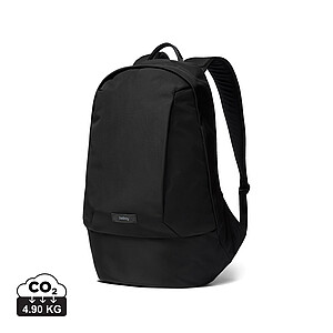 Městský batoh a přihrádkou na 16" notebook, černá - batoh s potiskem