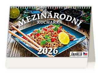 Mezinárodní kuchařka 2024, stolní kalendář - reklamní kalendáře