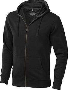 Mikina ELEVATE ARORA HOODED FULL ZIP SWEATER antracitová L - potisk mikin