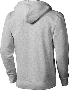 Mikina ELEVATE ARORA HOODED FULL ZIP SWEATER šedý melír S