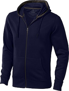 Mikina ELEVATE ARORA HOODED FULL ZIP SWEATER tmavě modrá S