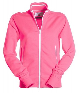 Mikina PAYPER MELBOURNE růžová, bílá L