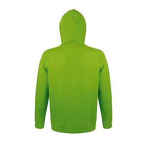 Mikina s kapucí SOLS SNAKE, světle zelená, XS
