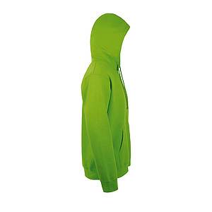 Mikina s kapucí SOLS SNAKE, světle zelená, XS