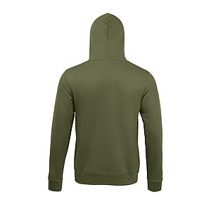 Mikina s kapucí SOLS SNAKE, vojenská zelená tmavá, 3XL