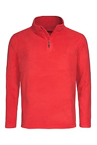 Mikina STEDMAN ACTIVE FLEECE HALF ZIP JACKET MEN červená L