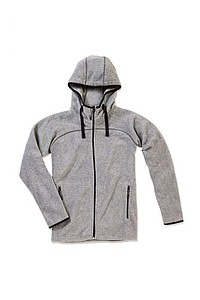 Mikina STEDMAN ACTIVE POWER FLEECE JACKET MEN tmavě šedý melír M - potisk mikin