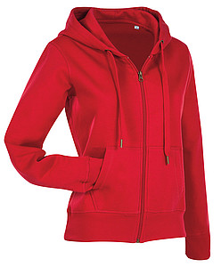 Mikina STEDMAN ACTIVE SWEATJACKET WOMEN červená L