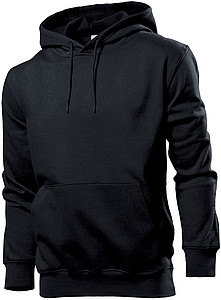 Mikina STEDMAN HOODED SWEATSHIRT černá XL - potisk mikin