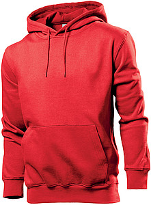 Mikina STEDMAN HOODED SWEATSHIRT červená S