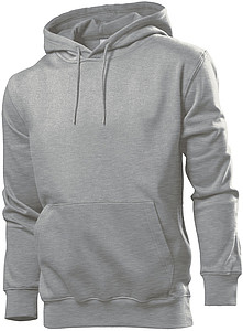 Mikina STEDMAN HOODED SWEATSHIRT tmavě šedý melír L