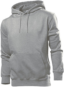 Mikina STEDMAN HOODED SWEATSHIRT tmavě šedý melír XL