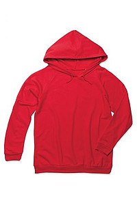 Mikina STEDMAN HOODED SWEATSHIRT UNISEX červená L