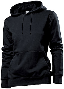 Mikina STEDMAN HOODED SWEATSHIRT WOMEN černá XL