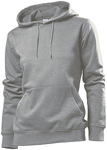 Mikina STEDMAN HOODED SWEATSHIRT WOMEN tmavě šedý melír M