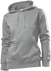 Mikina STEDMAN HOODED SWEATSHIRT WOMEN tmavě šedý melír S