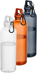 MIKNURA Láhev z RPET s karabinou 750 ml, oranžová