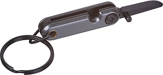 Mini kapesní nůž z nerezové oceli, tmavě šedá