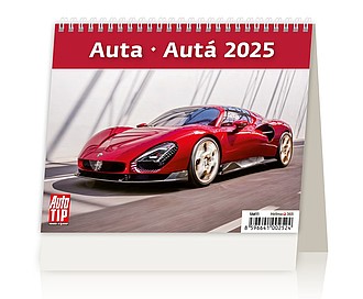 MiniMax Auta 2025, stolní kalendář - reklamní kalendáře
