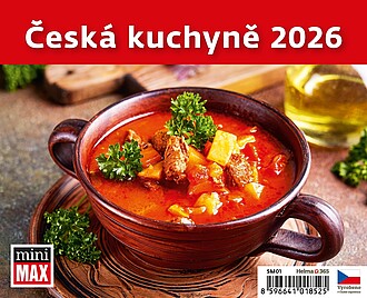 MiniMax Česká kuchyně 2026, stolní kalendář