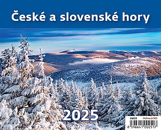 Minimax České a slovenské hory 2025, stolní kalendář