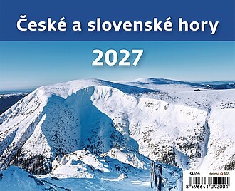 Minimax České a slovenské hory 2027, stolní kalendář