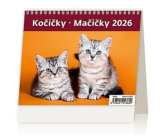 Minimax Kočičky 2024, stolní kalendář