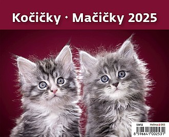 Minimax Kočičky 2025, stolní kalendář