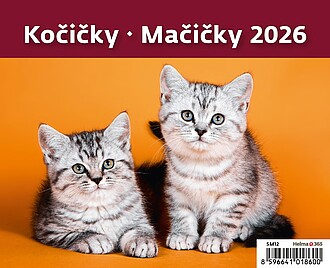 Minimax Kočičky 2026, stolní kalendář