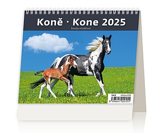 Minimax Koně 2025, stolní kalendář - reklamní kalendáře