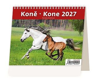 Minimax Koně 2027, stolní kalendář - reklamní kalendáře