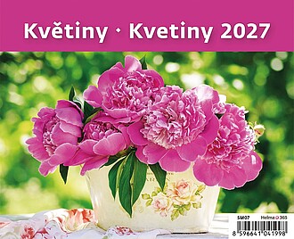 MiniMax Květiny 2027, stolní kalendář