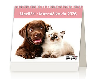 Minimax Mazlíčci 2024, stolní kalendář