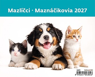 Minimax Mazlíčci 2027, stolní kalendář