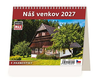 MiniMax Náš venkov 2027, stolní kalendář - reklamní kalendáře