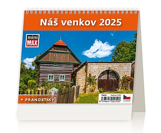 Minimax Naše města 2025, stolní kalendář