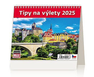 MiniMax Tipy na výlety 2025, stolní kalendář - reklamní kalendáře