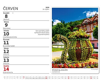 MiniMax Tipy na výlety 2027, stolní kalendář