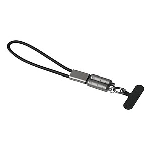 MONCALIER Multifunkční 65W nabíjecí a datový kabel, černá/šedá - reklamní předměty