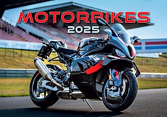 Motorbikes 2027, nástěnný kalendář, prodloužená záda