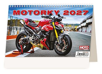 Motorky 2027, stolní kalendář - reklamní kalendáře
