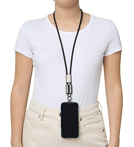 Multifunkční nabíjecí a datový kabel, černá/šedá