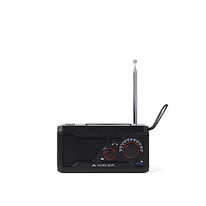 Multifunkční rádio Nordic Drift Titan IPX4 4000mAh, černá - reklamní předměty
