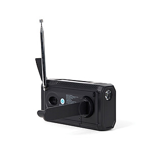 Multifunkční rádio Nordic Drift Titan IPX4 4000mAh, černá