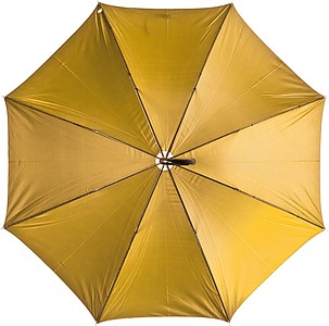 MURILLO Deštník, s dvojitým nylonovým krytím, průměr 105 cm, černá/zlatá