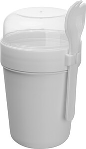 Müsli kelímek „to go“ 500 ml, bílá