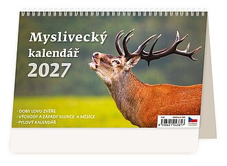 Myslivecký kalendář 2027, stolní kalendář - reklamní kalendáře