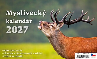 Myslivecký kalendář 2027, stolní kalendář